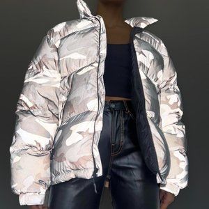 Supreme reflective camo jacket